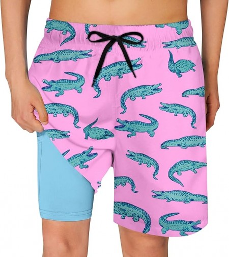 Boys Swim Trunks Compression Liner Swim Shorts Quick Dry Bathing Suit UPF 50+