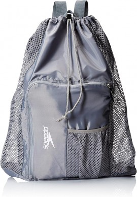 Swim Bags Unisex-Adult Drawstring Deluxe Ventilator Mesh Equipment Bag