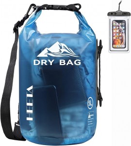 Swim Bag for Men Women Roll Top Lightweight Dry Storage Bag Backpack with Phone Case