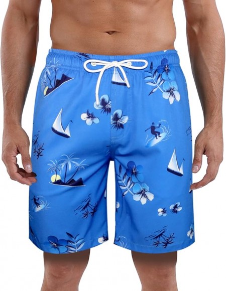 Mens Swim Trunks Swimming Trunks for Men Swim Short 9" Inseam 20" Outseam