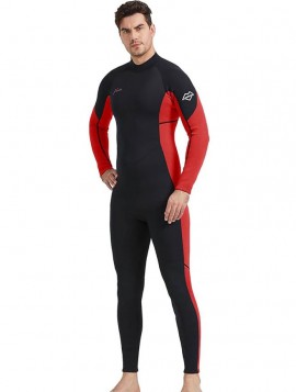 Men Wetsuits 3/2mm Neoprene Wet Suit Back Front Zip in Cold Water for Surfing